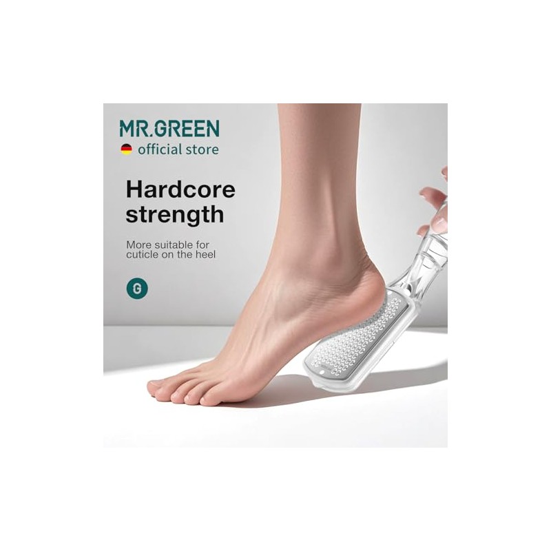 MR.GREEN - Herramientas de pedicura, lima de pies, escofinas para