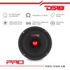 DS18 PRO-GM6.4B Midrange Loudspeaker 6.5" Red Aluminum Bullet, 480W Max,