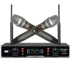 Berlingtone BR-52UM Professional Dual Dynamic Handheld UHF Wireless Microphone