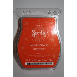 Scentsy Paradise Punch Wickless Candle Wax Bar 3.2 fl oz 8 Squares