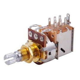 6X Guitar Pots 500K Short Split Shaft Audio Taper Push/Pull Potentiometer