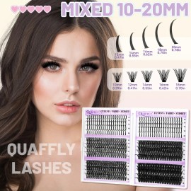 Kit De Extensiones De Pestañas Diy De 10 A 20 Mm, 600 Piezas