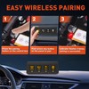Wireless 4 Gang Switch Panel, Multifunctional Waterproof 12V Switch Panel,