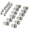 EPMAN Stainless Steel Single Line Clamps 3/16" Pack of 12