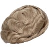 Prótesis Capilar Hombres Tupé(30mm Wave,22R_110%_FREE_8X10)