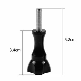 CS PRIORITY Aluminum Upgrade Helmet Mount Base Bracket Adapter w/Extension Screw Compatible with Hero 13 12 Action Camera for Base Holder Adapter Accessory (with Metal Screw)