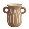47th & Main Ceramic Decorative Vase, 5.5" Tall, Earth Tone