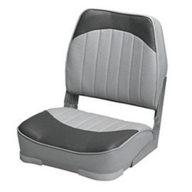 Wise 8WD734PLS-664 Standard Low Back Boat Seat, Grey/Charcoal