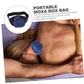 ORFOFE Moxibustion Box Cover Belt Moxibustion Belt Moxa Accessory for Daily Use Portable Moxa Box Belt Neck Massage Cover