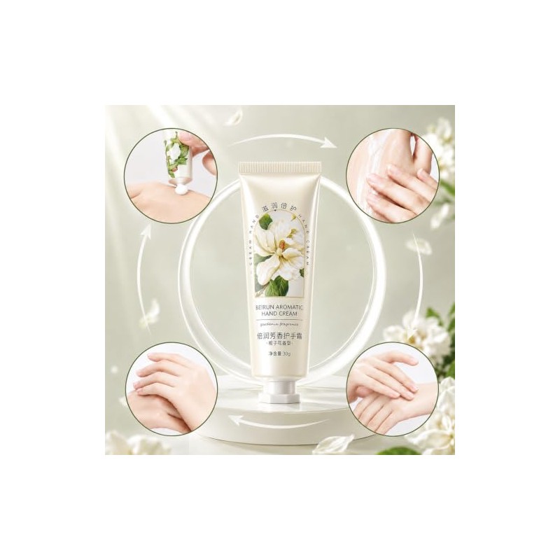 10PCS Crema de Manos Hidratante (Rosa)