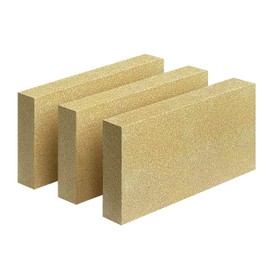 Fire Bricks, FireBrick, High Temperature Insulated Firebricks for Wood Stoves, Fireplaces, Size 9" X 4-1/2" X 1-1/4", Pack of 3, Wood Stove Bricks, Fireplace Brick