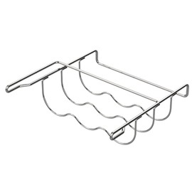 Alano Wine Rack- Refrigerator Bottle Rack Holds 3 Bottles of Your Favorite Wine or Drink Universal Bottle Holder Will Fit Most Fridges in stainless steel 304