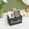 VACONICO Remote Control Holder, Wooden TV Remote Holder for Table,