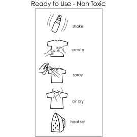 S.E.I. Shibori Tie Dye Kit, Fabric Dye Spray, 3 Colors