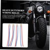 BUGUUYO 4pcs Motorcycle Switch Button Connector for Horn Headlight Turn