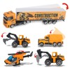 Joyfia Toys for Boys, 11 in 1 Engineering Die-cast Construction