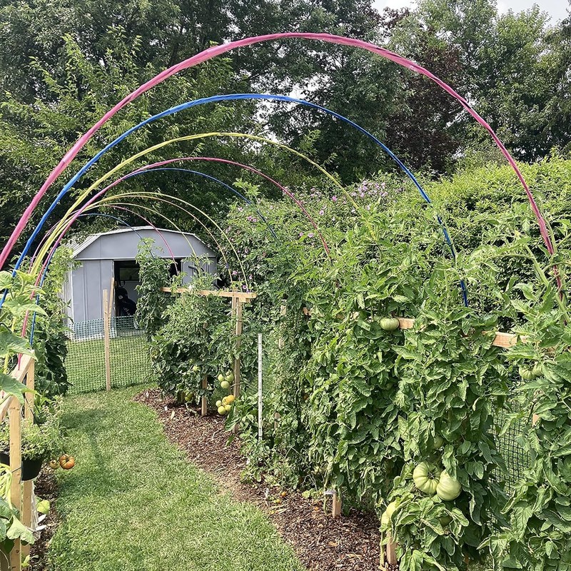 Garden Hoops Grow Tunnel, 12 Sets of 7FT Greenhouse Hoops