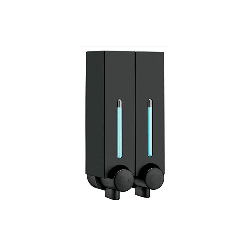 Black Shampoo Soap Dispenser Wall Mounted Shower Dispenser (double)