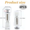 4PCS Toilet Seat Screws Set – Heavy-Duty Top Fix Fittings