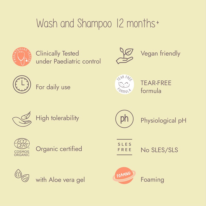 Dadaumpa Baby Wash & Shampoo Hair & Body Cleanser 12