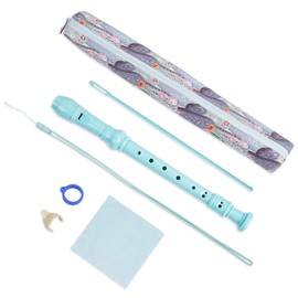 Haecsfl Recorder Instrument for Beginner Kids Adults,8-Hole Soprano Descant Recorder Music Flute with Cleaning Rod & Case Bag For School Student Home Entertainment(2-Cactus2)