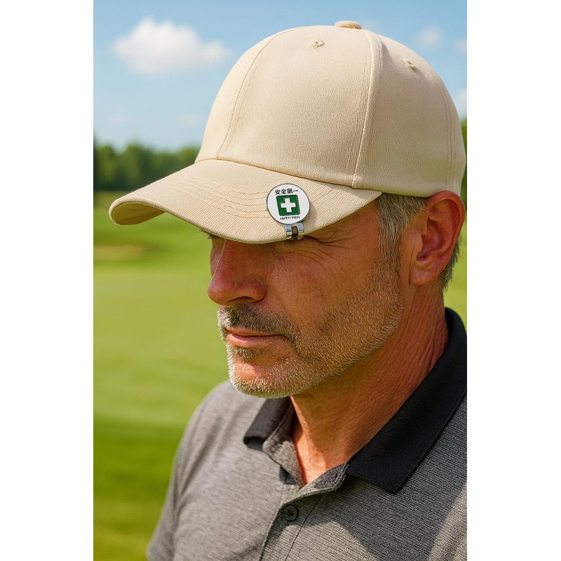 Don Flyee Golf Marker Magnet Safety First Alloy Hat Clip