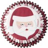 Wilton Santa Claus Cupcake Cases, Paper Multicoloured, 6.35 x 5.08