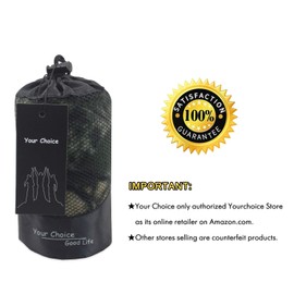 Your Choice Camo Balaclava Ski Face Mask, Camoflauge Neck Warmer, Hunting Gear and Accessories for Men