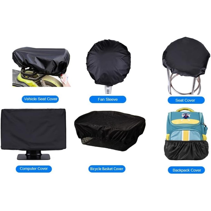JSAHAH 20L Bicycle Rear Rack Rain Cover Bike Trunk Rain