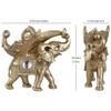 ICE Armor Lucky Wealth Thai Elephant Wine Rack Bottle Holder,