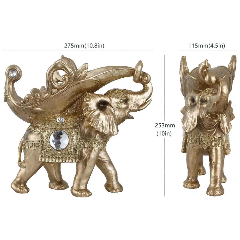 ICE Armor Lucky Wealth Thai Elephant Wine Rack Bottle Holder,
