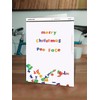 Merry Christmas Poo Face Funny Fridge Magnets Christmas Card