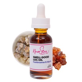 Nappstar NappStar Frank & Myrrh Scented Smell Good Loc Oil, Aromatic Hair Fragrance for Dreadlocks and Natural Textured Hair, 1 Fl Oz