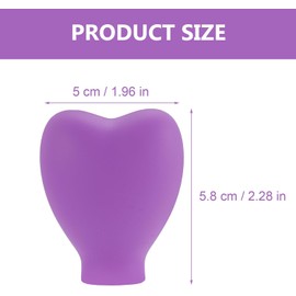 Funda 6 Flexible de de Silicona para Maquillaje Brochas y Duradera Piezas para Proteger Cerdas Adecuado para Viajes y Almacenamiento