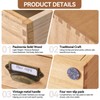 KIRIGEN Wood Drawer Organizer Desktop Storage Cabinet Box Drawers for