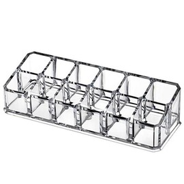 [Lungs_63] Lipstick Organizer Lady Y Cosmetics Organizer 12-Compartment (47502635) / [룽스_63]립스틱 정리대 화장품 레이디와이 정리함 12구 (47502635)