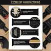 MaxAwe 155 PCS Multitool Bla-des, Titanium Oscillating Saw Bla-des Set