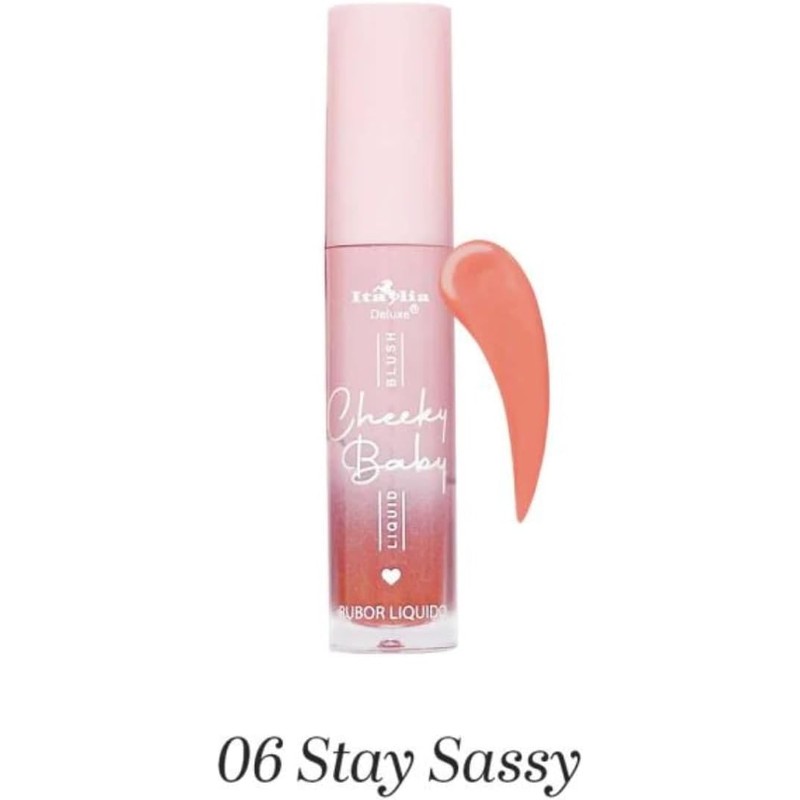 Italia Deluxe Rubor Liquido Cheeky Babe (06 Stay Sassy, Unico)