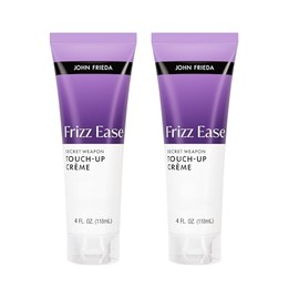 John Frieda Frizz Ease Secret Weapon - Crema de retoque para el cabello, crema suavizante antiencrespamiento, 4 onzas, paquete de 2
