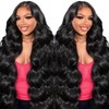 LuAiJa Wear And Go Glueless Wigs Human Hair Pre Plucked