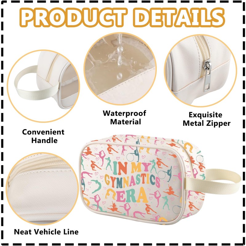 Gymnastics Clear Makeup Bag Gymnastics Lover Coach Gift Gymnast Travel