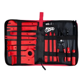 Keple Car Trim Removal Tool 19PCS Door Molding Panel Kit – Auto Car Panel Dashboard Removal Plastic Nylon Pry Rivet Tools Set – Fastener Terminal Remover (19 PCS)