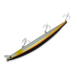 momolures Bass Lures Shining Minnow Slim SL170LD-S Super Long Casting Sinking Minnow (OCHIAYU)