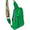 styleBREAKER Women's One Shoulder Backpack, Patterned Shoulder Strap, Plain Crossbody