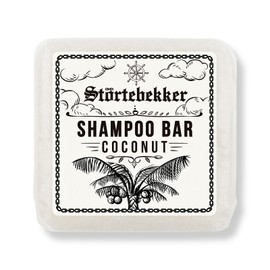 Störtebekker® Premium Solid Shampoo Coconut - Handmade Vegan Shampoo for Men & Women - Scented Shower Care for Skin and Hair - Solid Moisturising Shampoo