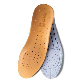 Geox S.p.A. PYUCO3 90000 PY5CO3 Leather Comfort Insole, Unisex, Adult, Beige, Pack of 2