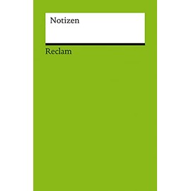 Notizen: Das kleine Reclam-Notizbuch blanko