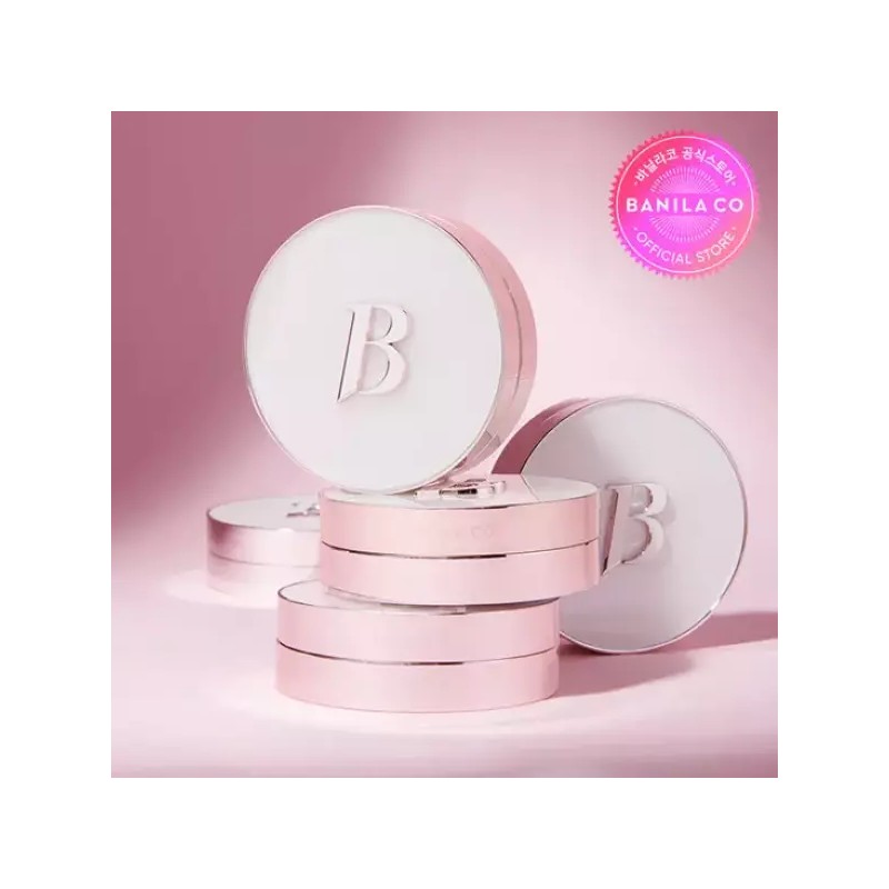 Banila Co. [더블쿠폰5%][바닐라코] 커버리셔스 얼티밋 화이트 쿠션 모이스처 세트 (본품+리필)