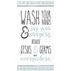 Boston International IHR 3-Ply Paper Napkins, 16-Count Guest Size, Jesus