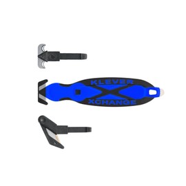 Box Cutter, Klever X Change Kombo Pack - All 3 Interchangable Heads (Blue)